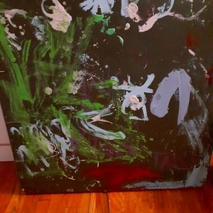 Original abstract vintage art